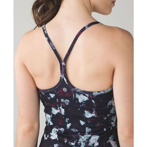 Lululemon Power‎ Y Tank *Luon Static Blossom Multi 4 - Picture 4 of 13